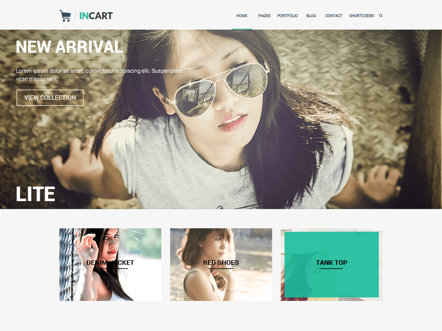 WordPress Theme Incart Lite