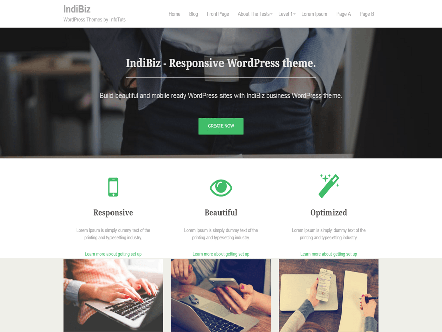 WordPress Theme IndiBiz