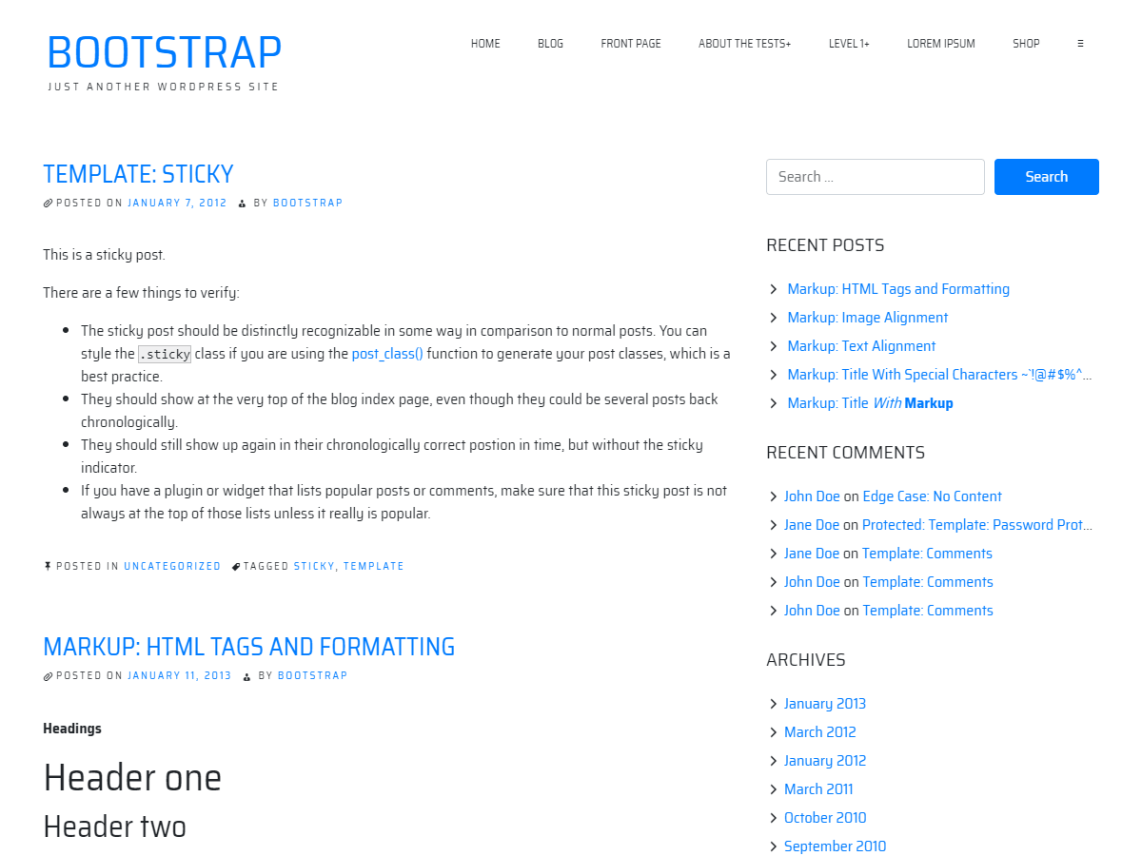 WordPress Theme ioBoot