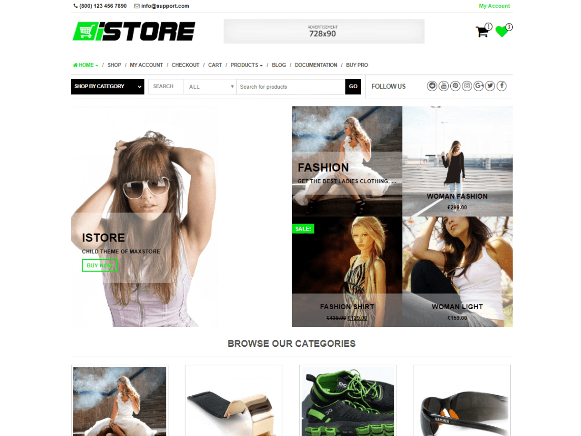 WordPress Theme iStore