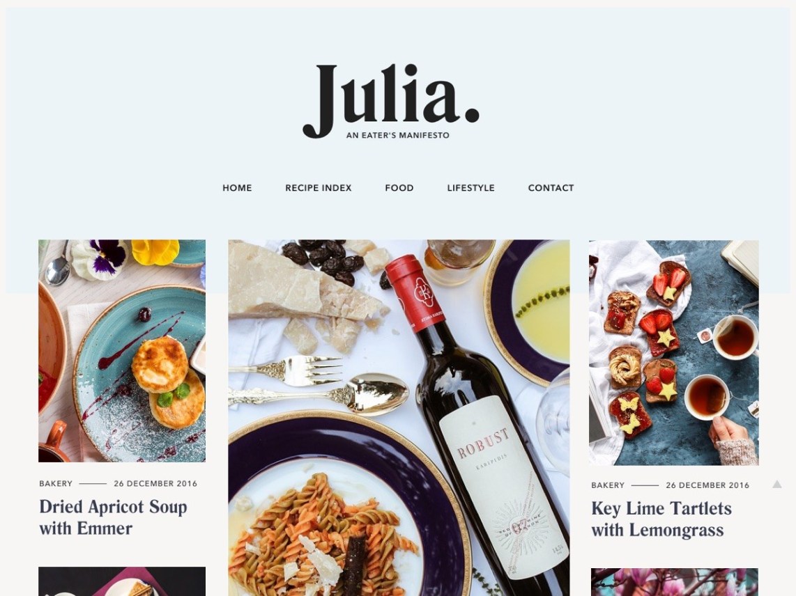 WordPress Theme Julia Lite