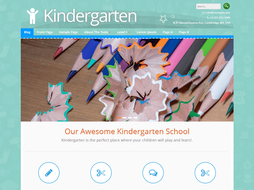 WordPress Theme Kindergarten