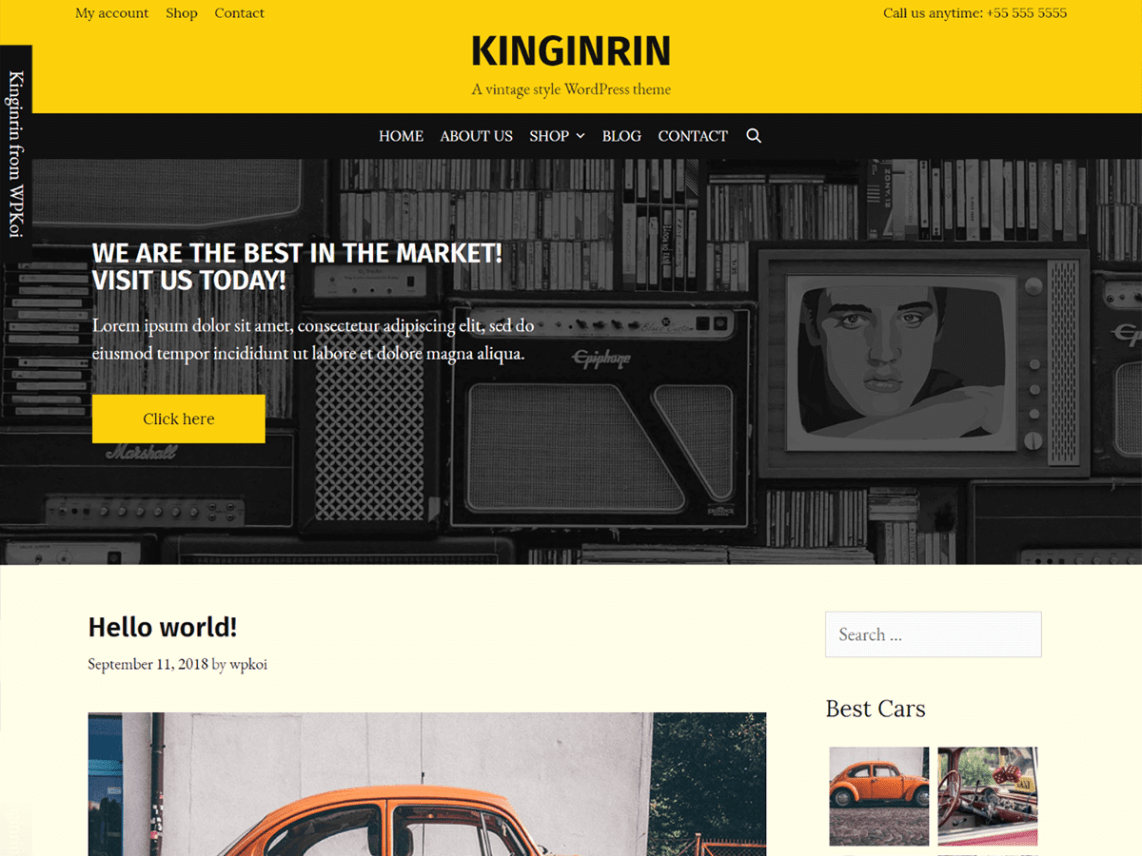 WordPress Theme Kinginrin