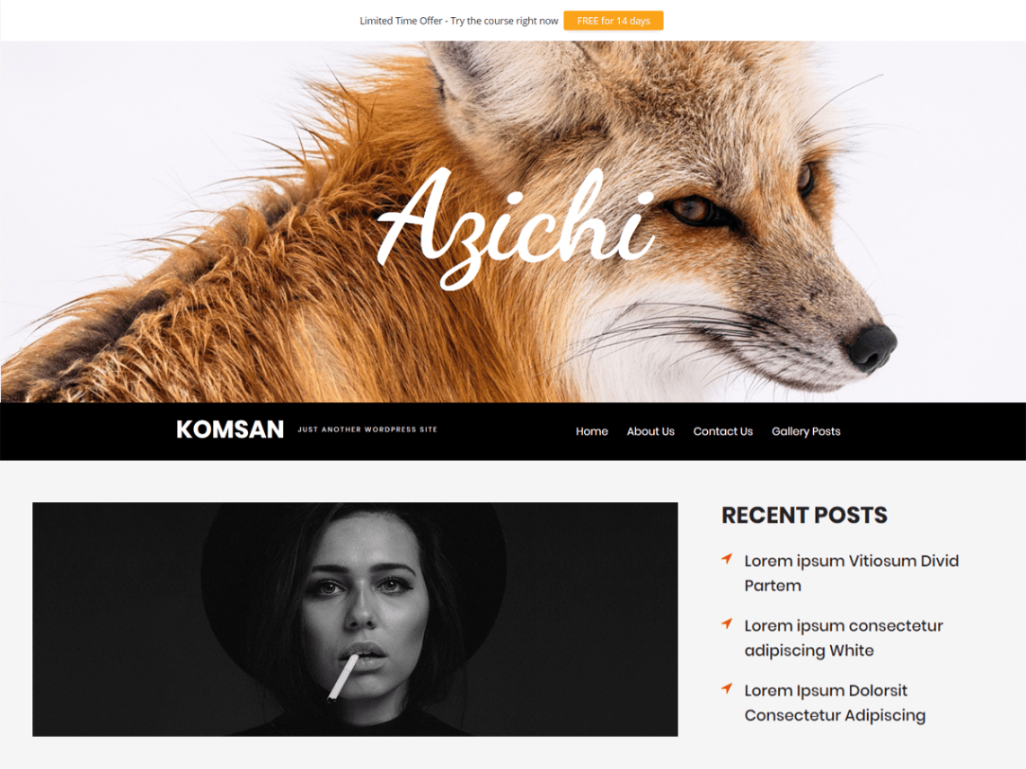 WordPress Theme Komsan