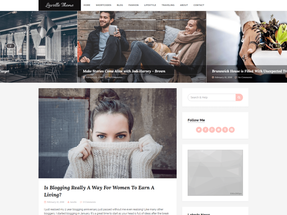 WordPress Theme Lavelle