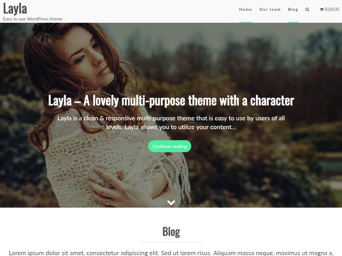 WordPress Theme Layla