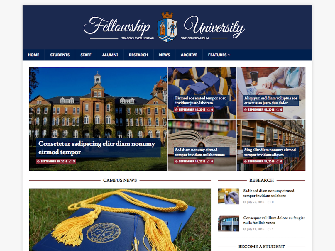 WordPress Theme MH CampusMag