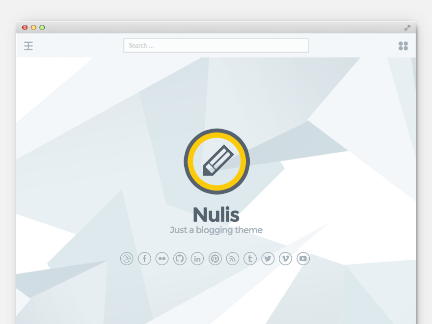 WordPress Theme Nulis