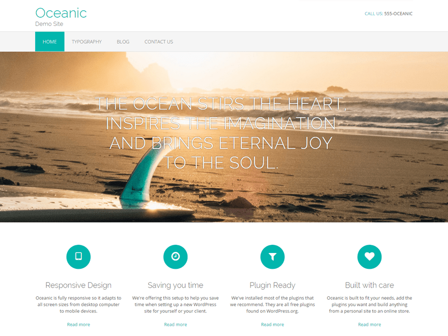 WordPress Theme Oceanic