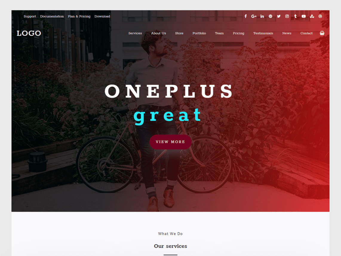 WordPress Theme oneplus