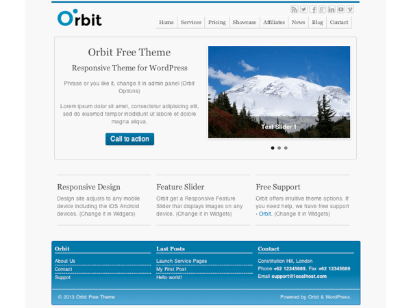 WordPress Theme Orbit