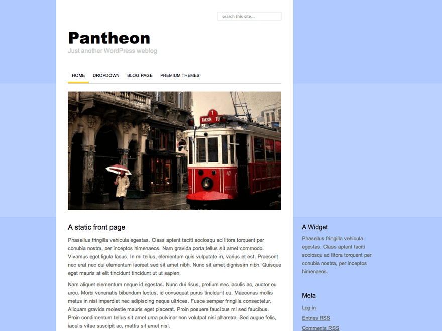WordPress Theme Pantheon