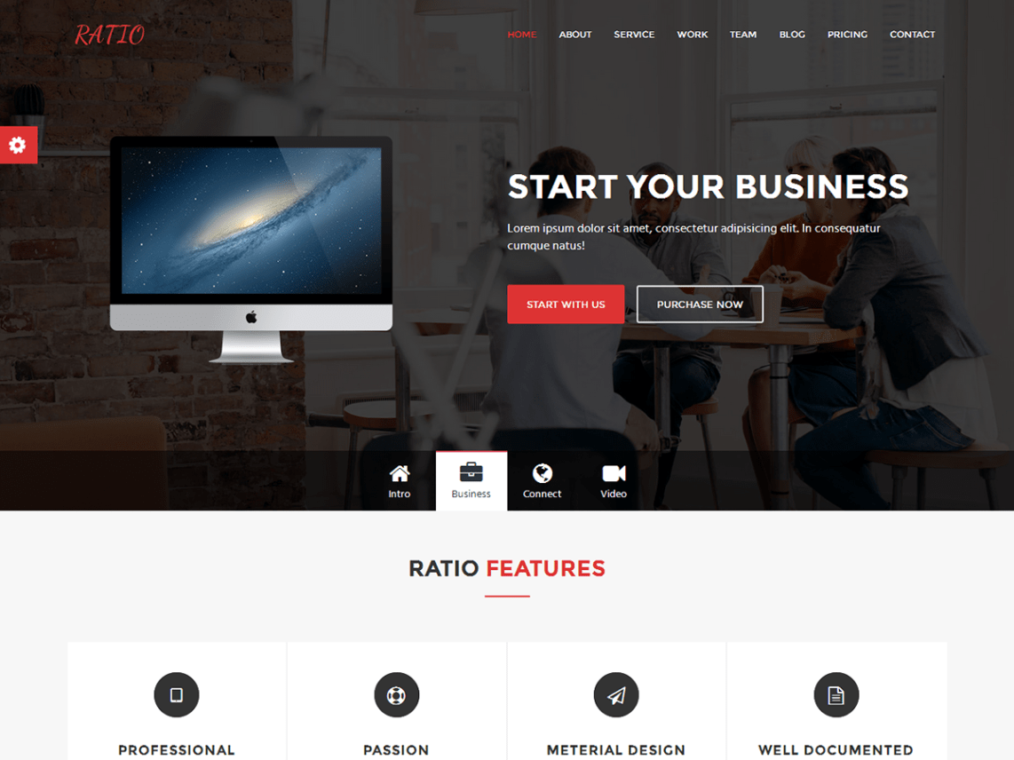 WordPress Theme Ratio Lite