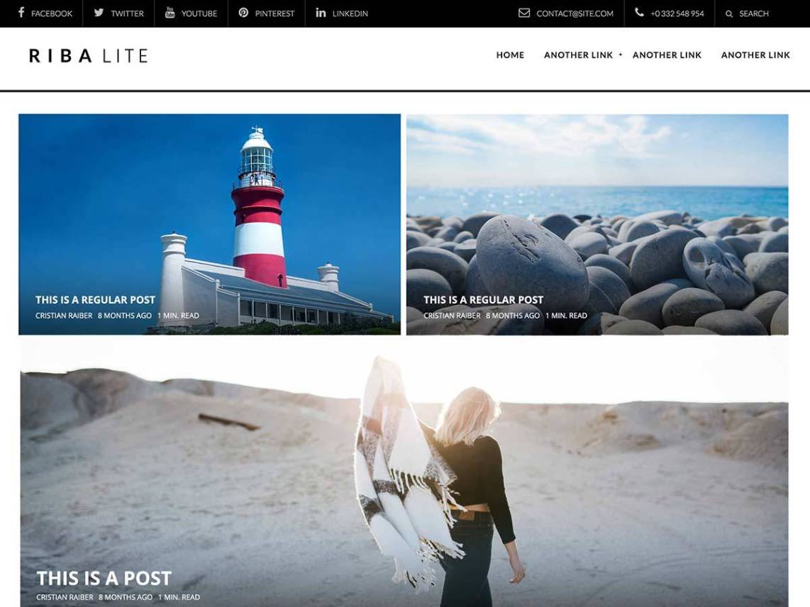 WordPress Theme Riba Lite