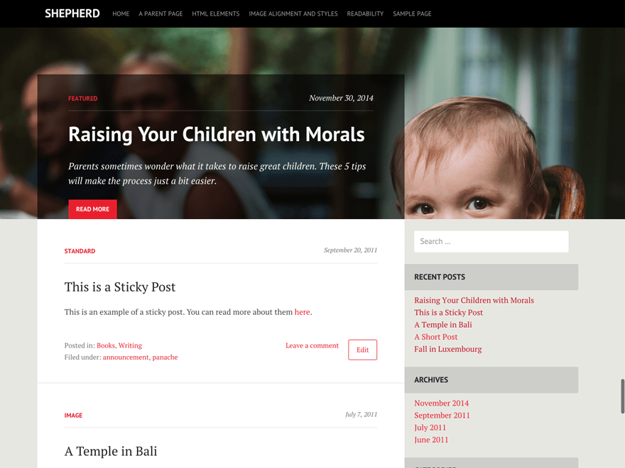 WordPress Theme Shepherd