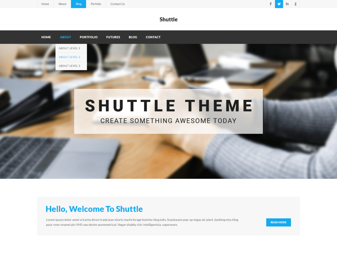 WordPress Theme Shuttle goNews
