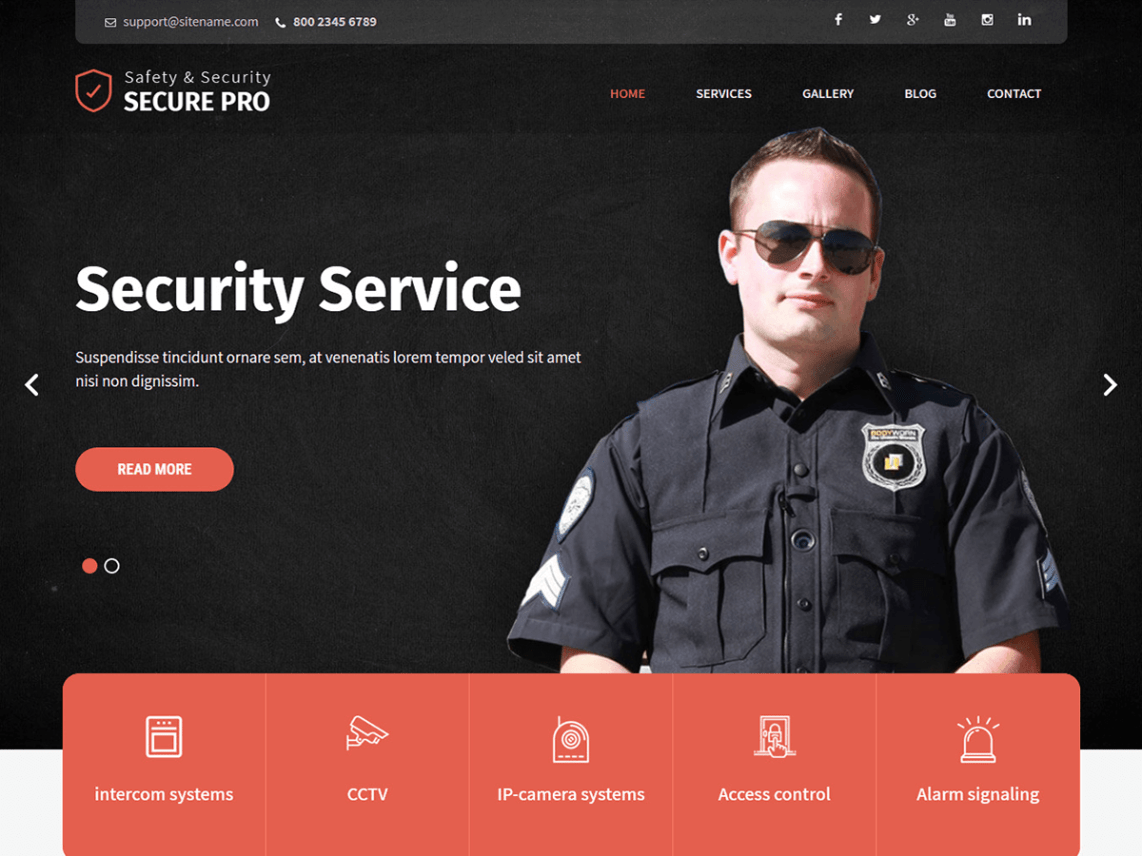 WordPress Theme SKT Secure