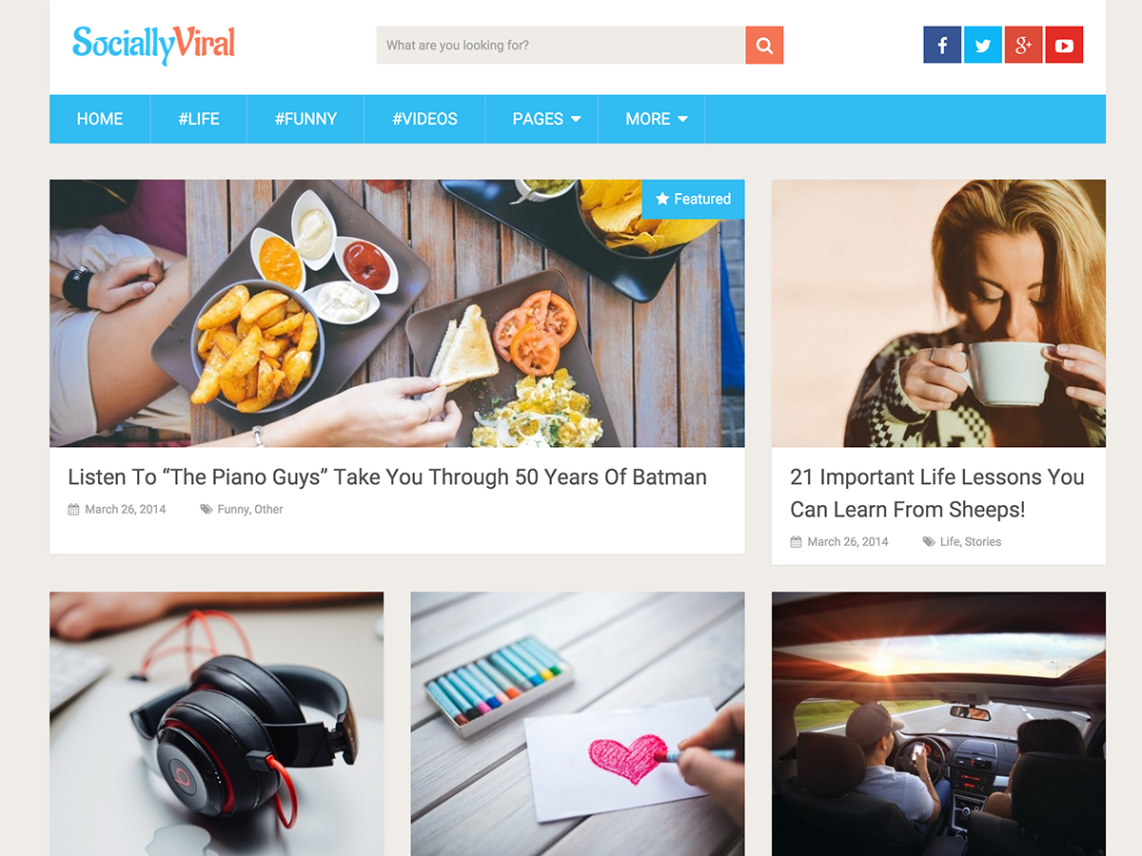 WordPress Theme SociallyViral