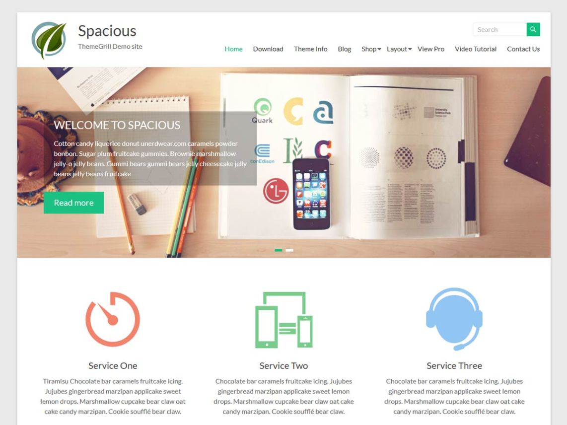 WordPress Theme Spacious