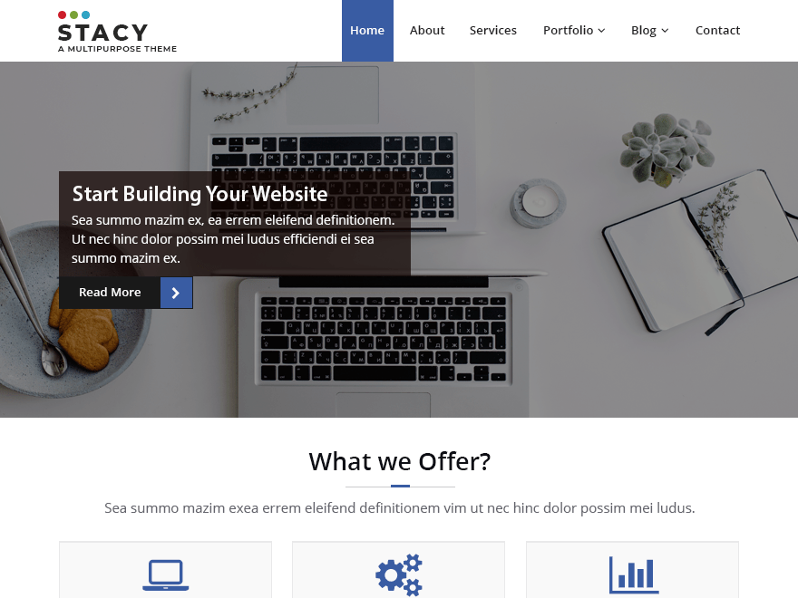WordPress Theme Stacy