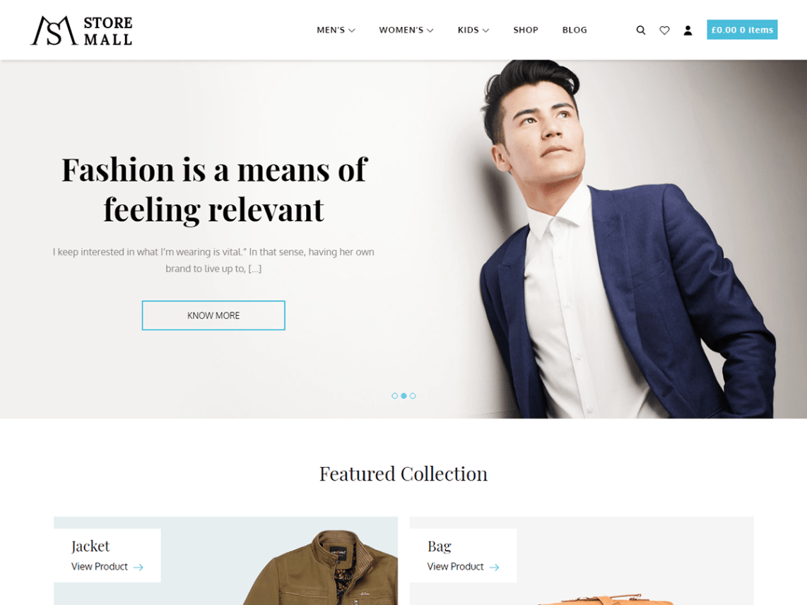 WordPress Theme Store Mall