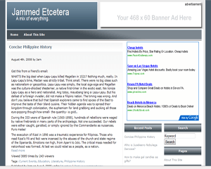 WordPress Theme TechBlue Adsense-Ready Theme