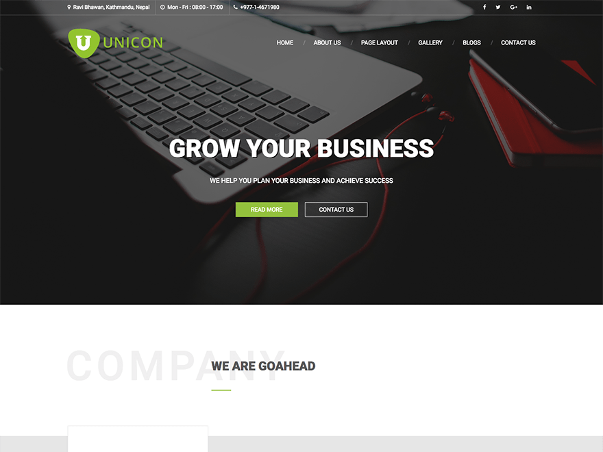WordPress Theme Unicon Lite