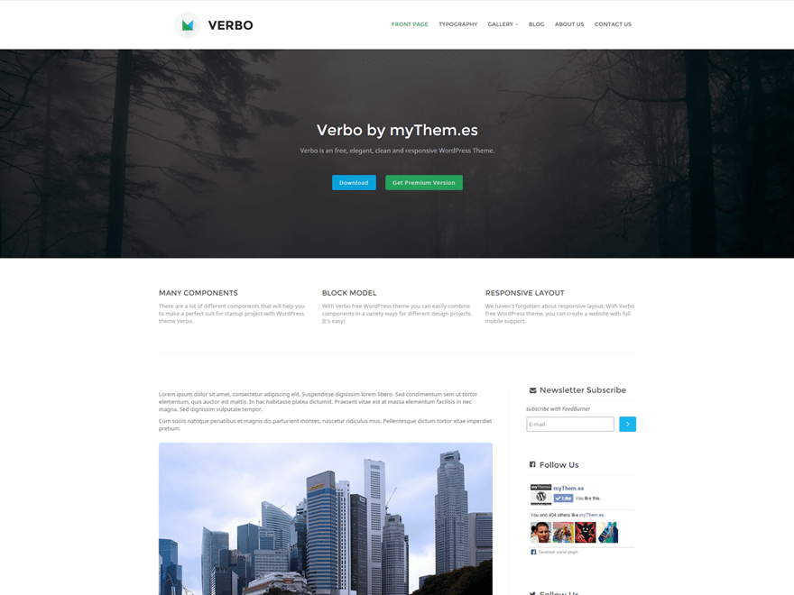 WordPress Theme Verbo