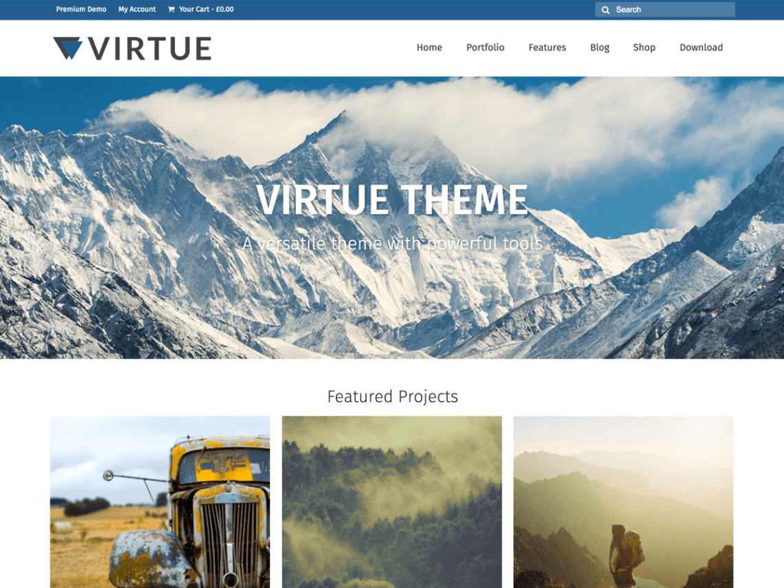 WordPress Theme Virtue