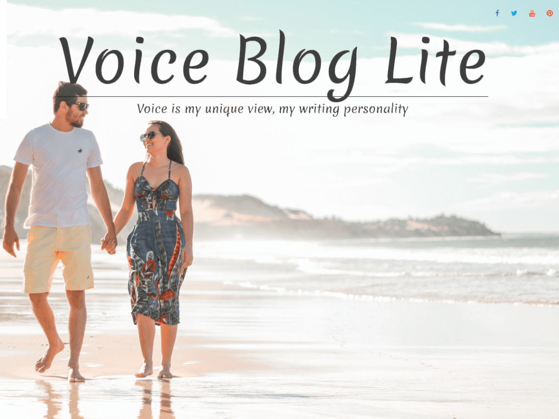 WordPress Theme Voice Blog Lite