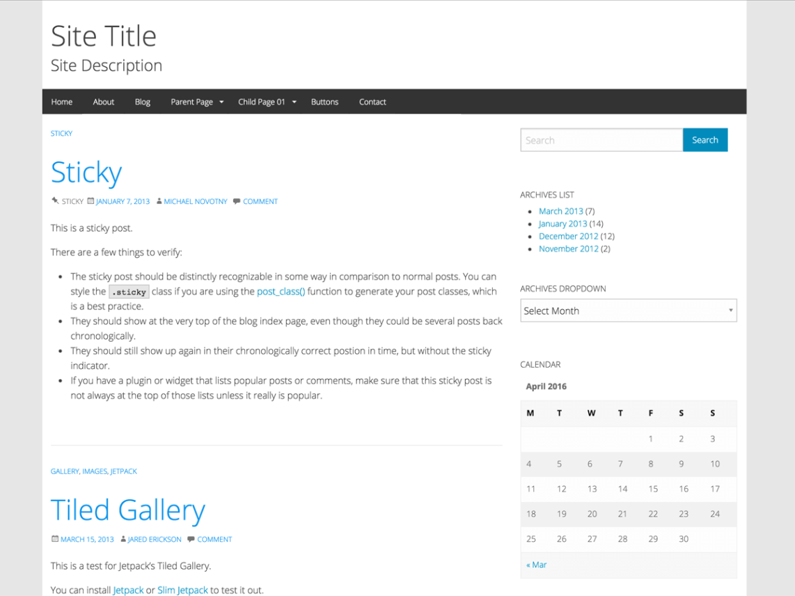 WordPress Theme WP-Forge