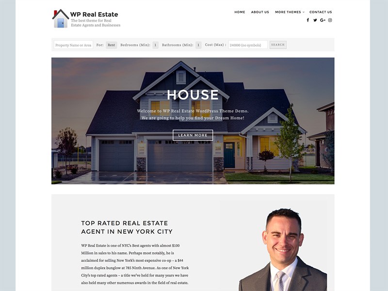 WordPress Theme WP Real Estate