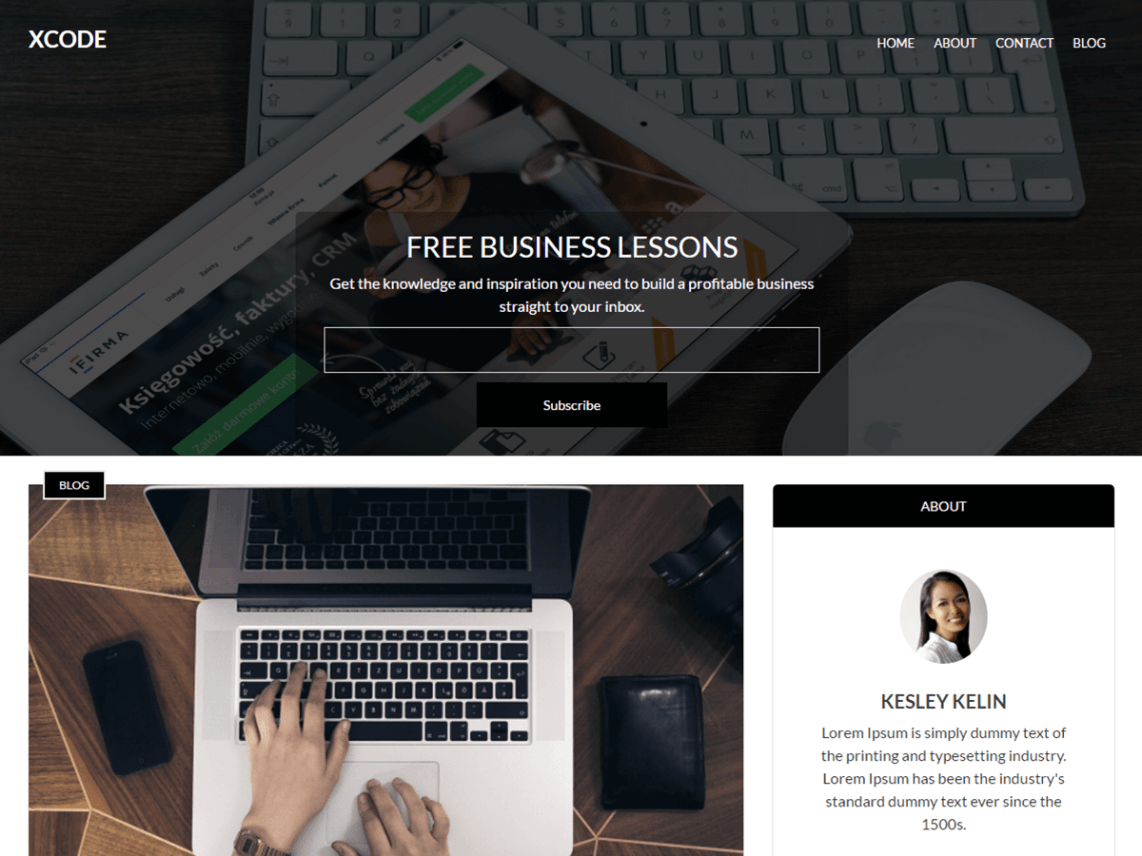 WordPress Theme XCode