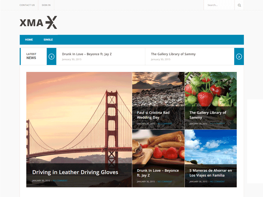 WordPress Theme Xmax