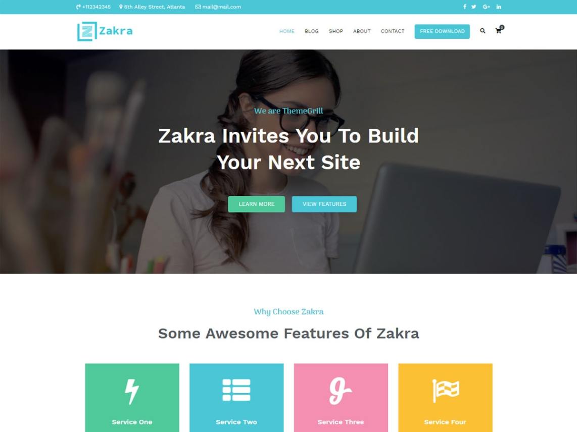 WordPress Theme Zakra