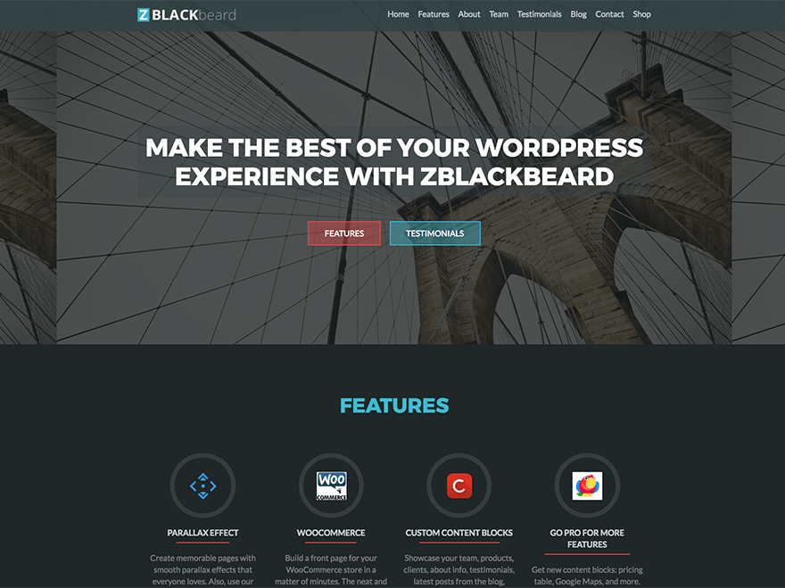 WordPress Theme ZBlackbeard